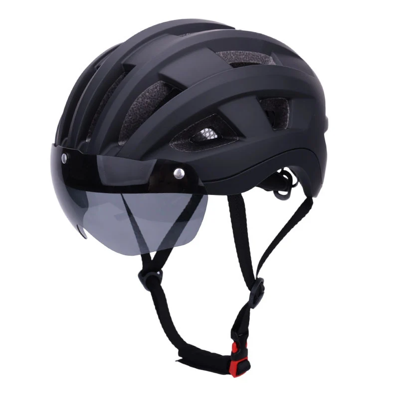 WoAerodynamischer Helm mit integriertem Visier Skanto