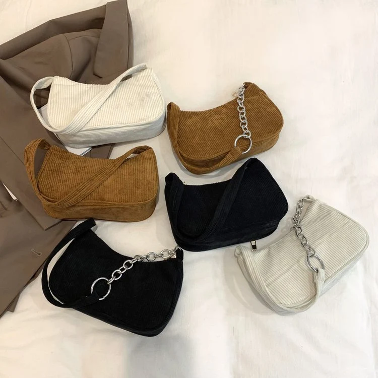 Moderne Cord-Handtasche Skanto