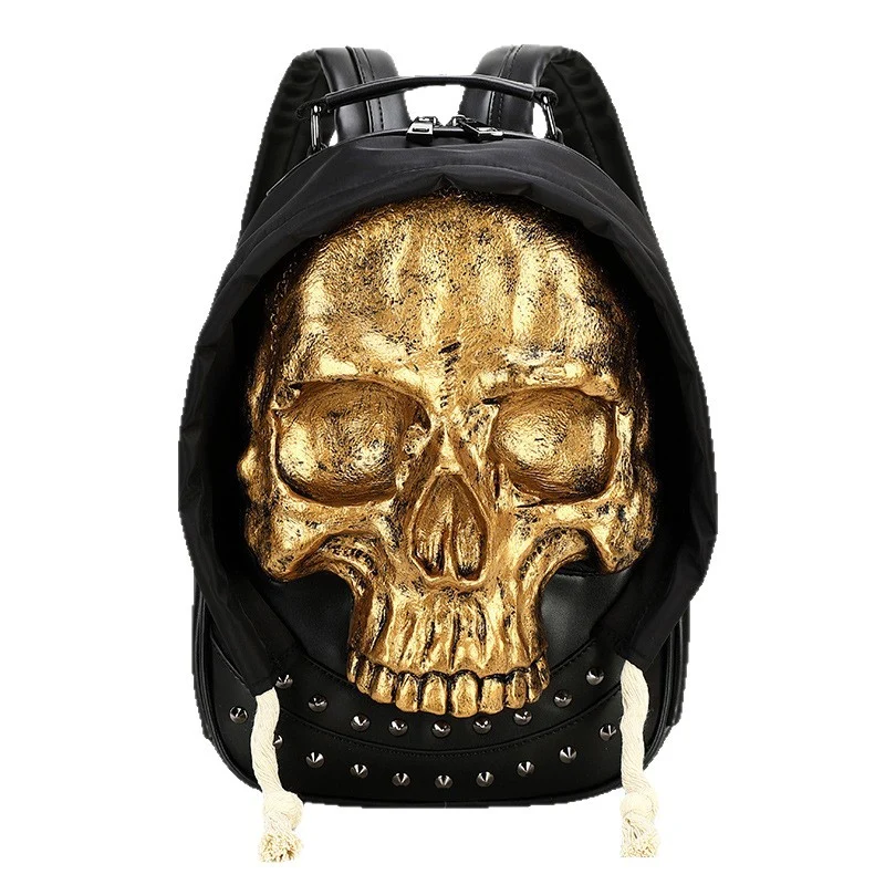 Kreativer und auffälliger Totenkopf-Rucksack Skanto