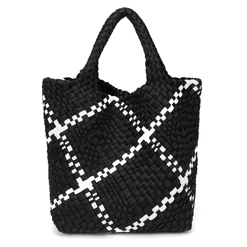 Geflochtene Handtasche mit abnehmbarer Clutch Skanto
