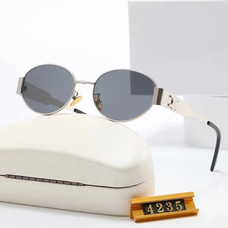 Exklusive ovale Designer-Sonnenbrille für Damen Skanto