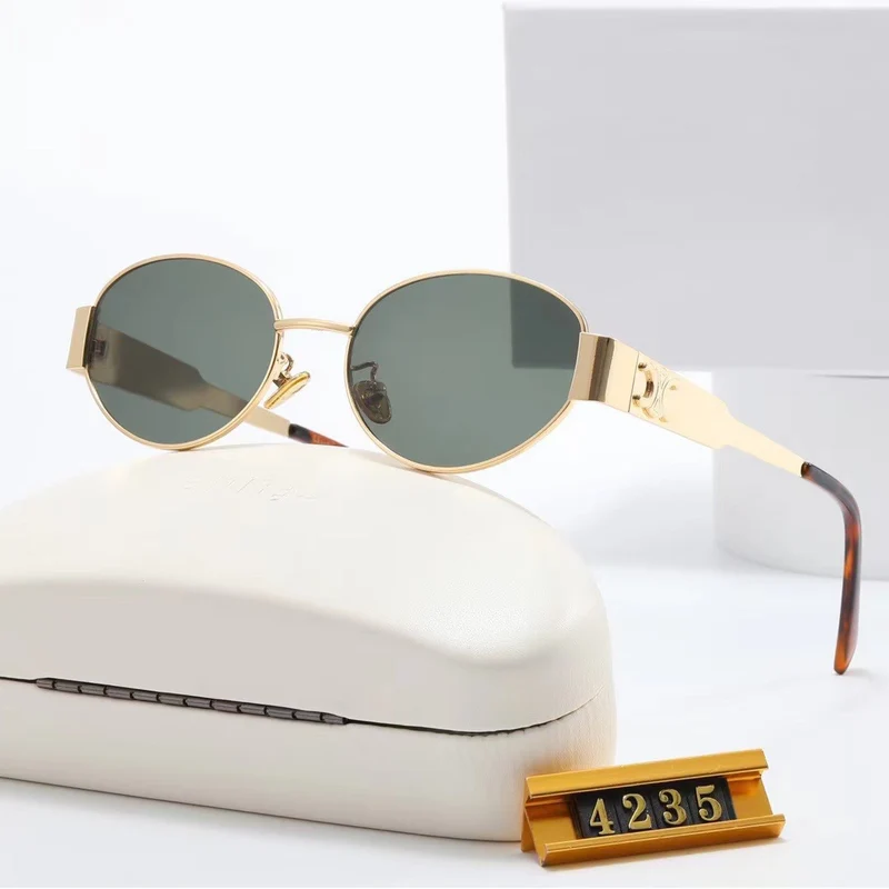 Exklusive ovale Designer-Sonnenbrille für Damen Skanto