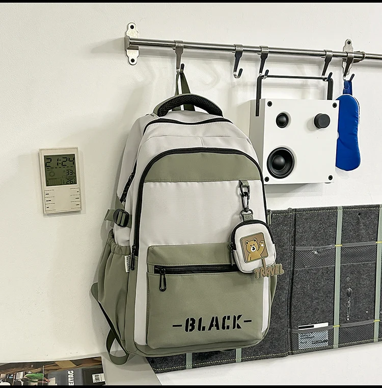 Lässiger Reise-Schulrucksack mit mehreren Fächern
