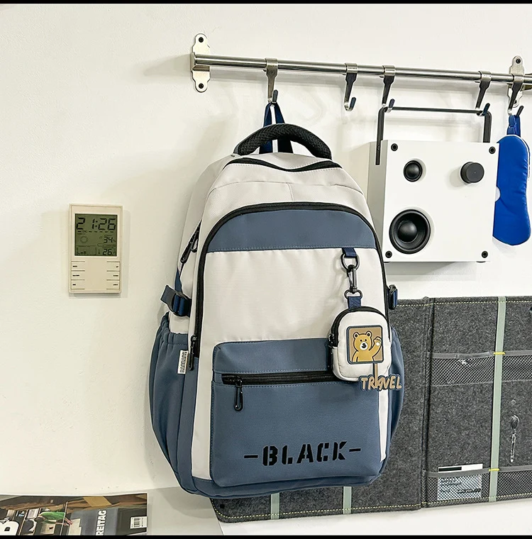 Lässiger Reise-Schulrucksack mit mehreren Fächern