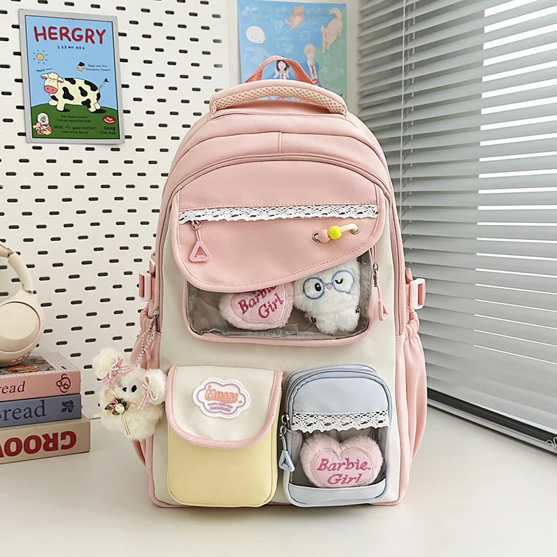 Funktionaler Schulrucksack mit vielen Taschen