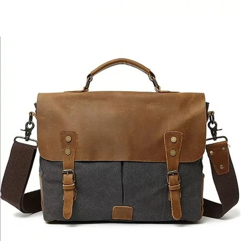 Robuste Active Bag aus strapazierfähigem Canvas und Skanto Leder
