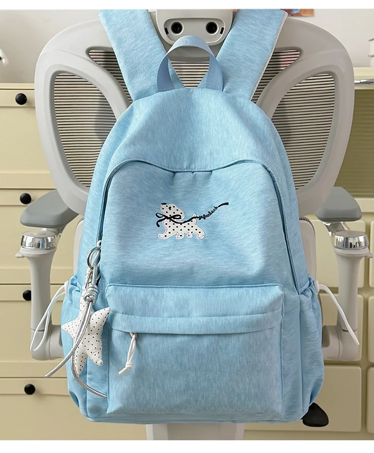 Bestickter lässiger Schulrucksack