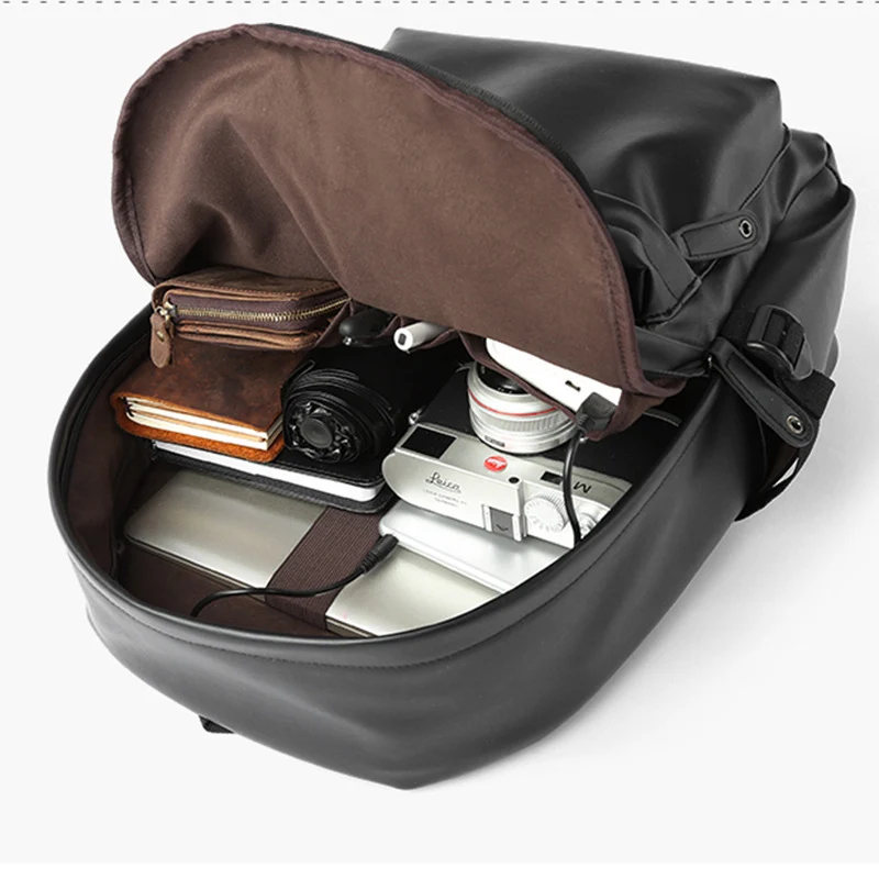 Eleganter Kunstleder-Rucksack Skanto