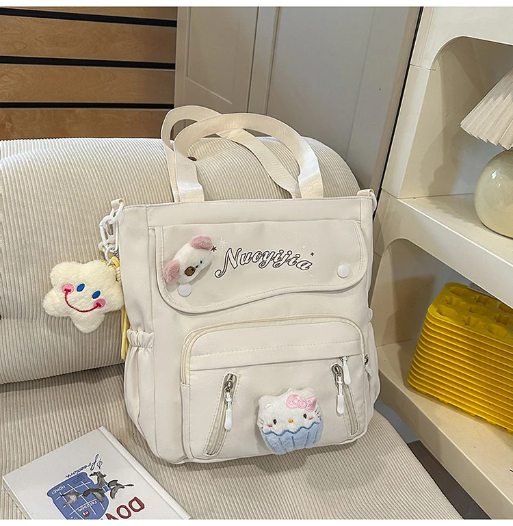 Lässiger Schulrucksack mit vielen Taschen