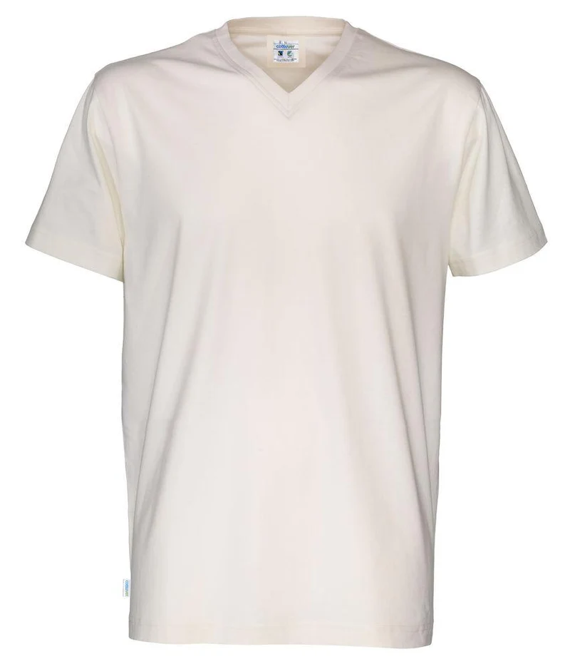 Cottover Unisex T-shirt mit V-Ausschnitt in vielen Farben