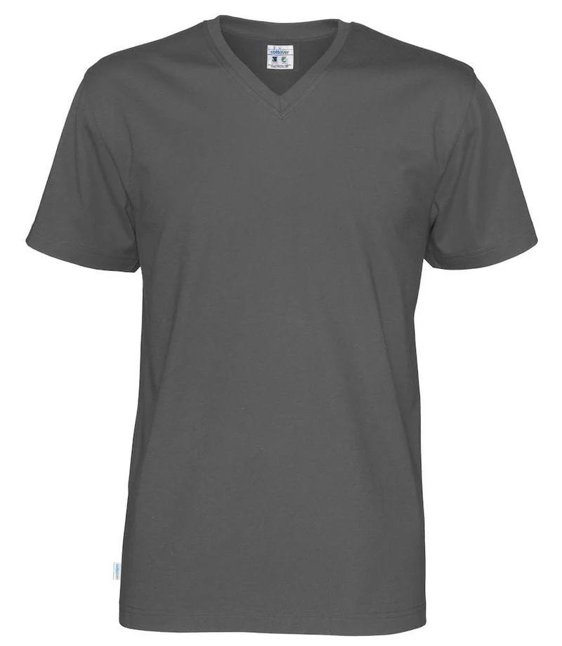 Cottover Unisex T-shirt mit V-Ausschnitt in vielen Farben