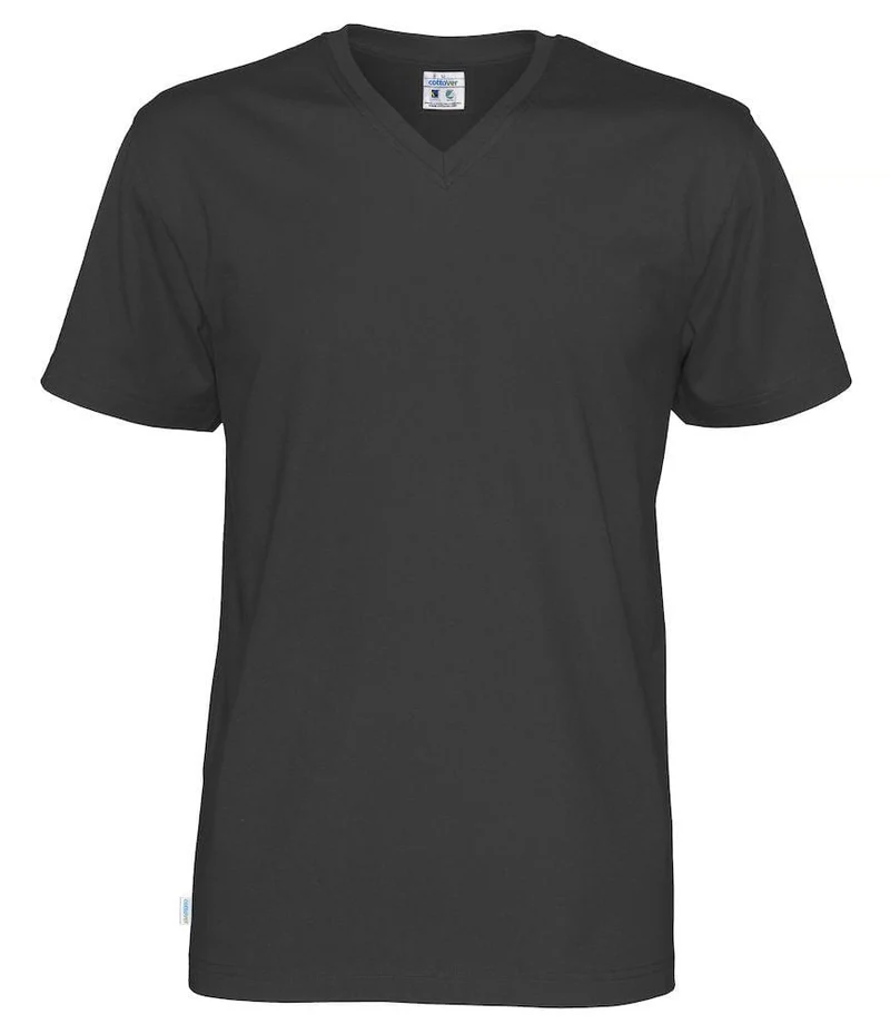 Cottover Unisex T-shirt mit V-Ausschnitt in vielen Farben