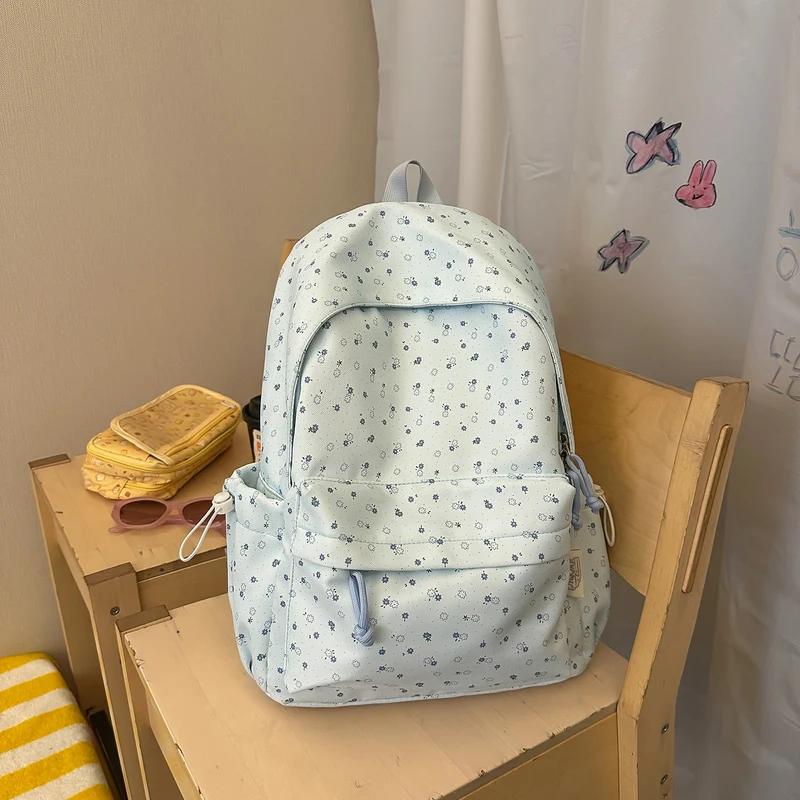 Blumen-Schulrucksack für den Alltag