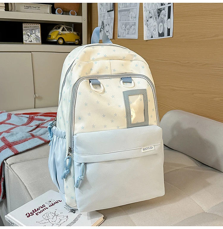 Niedlicher Schulrucksack mit Sternen-Dekor