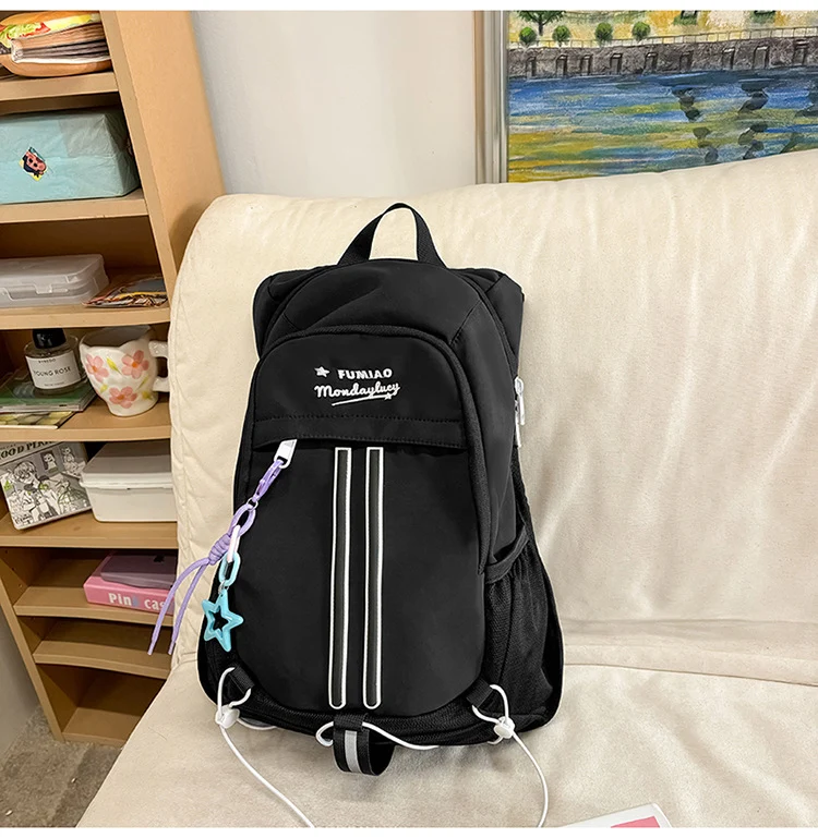 Leichter Reise-Schulrucksack mit mehreren Taschen