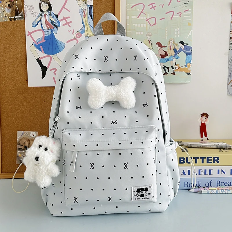 Niedlicher gemusterter leichter Schulrucksack