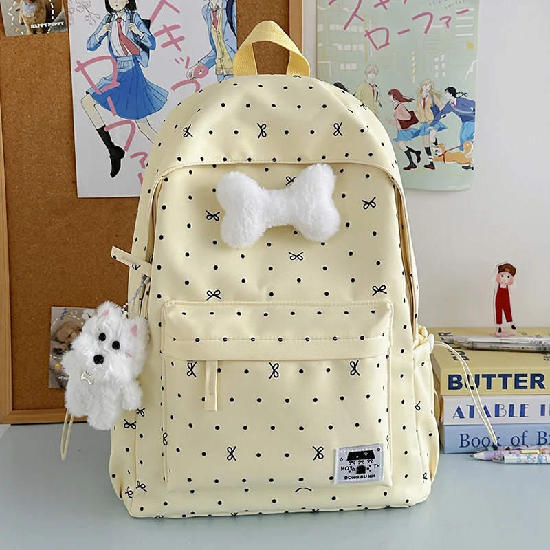 Niedlicher gemusterter leichter Schulrucksack