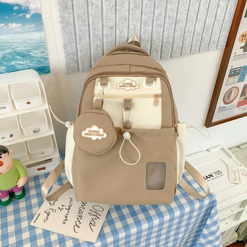 Vielseitiger Schulrucksack mit mehreren Fächern für den Alltag