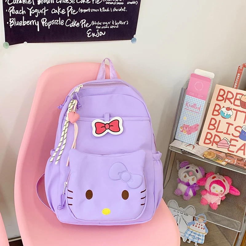 Niedlicher Schulrucksack mit Katzenmotiv