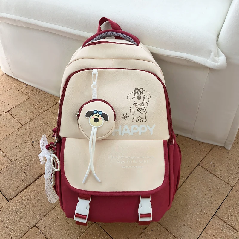 Niedlicher lässiger Schulrucksack mit Hunde-Motiv