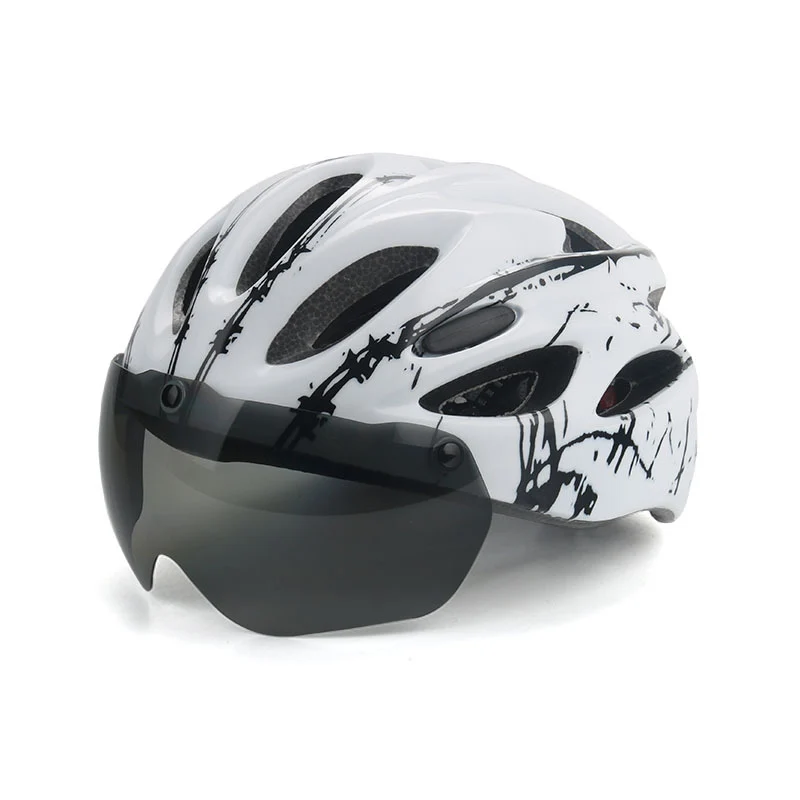 Fahrradhelm mit integriertem Visier Skanto