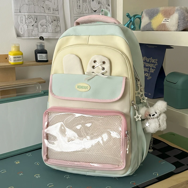 Niedlicher Schulrucksack mit Hasenohren