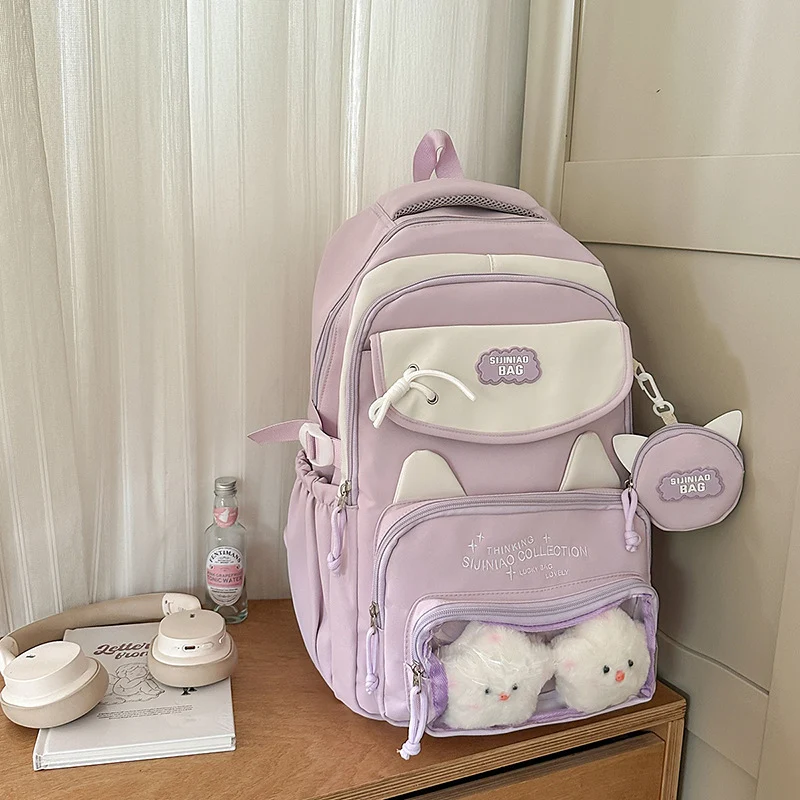 Skanto Verspielter Schulrucksack mit mehreren Fächern