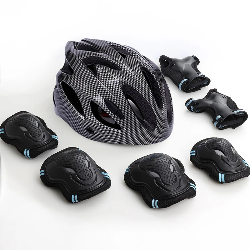 Fahrradhelm- und Schutzausrüstungsset für Kinder Skanto