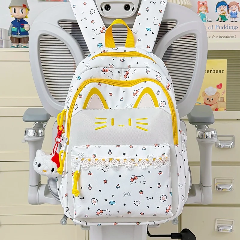 Niedlicher Schulrucksack für Kinder mit Katzenohren