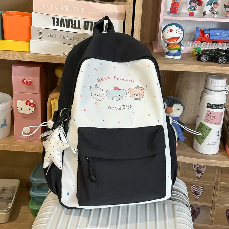 Niedliche Schultasche für Kinder mit Cartoon-Charakteren