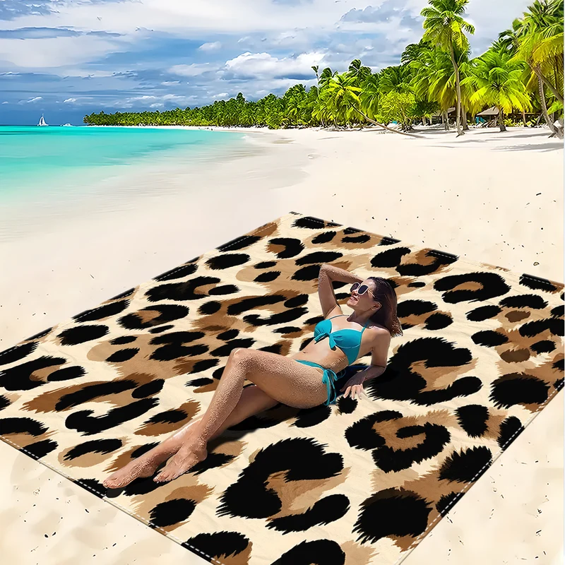 Strandmatte mit Mandala-Design Skanto