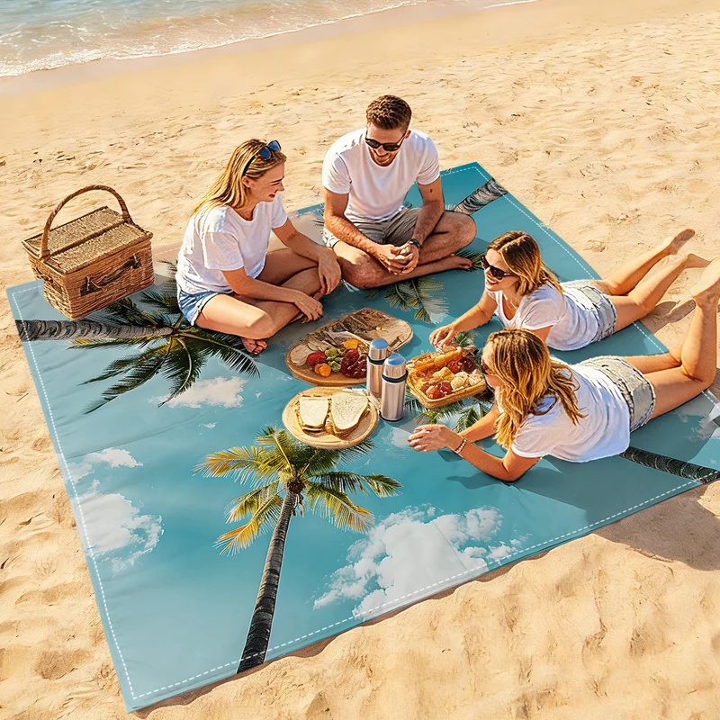 Strandmatte mit Mandala-Design Skanto