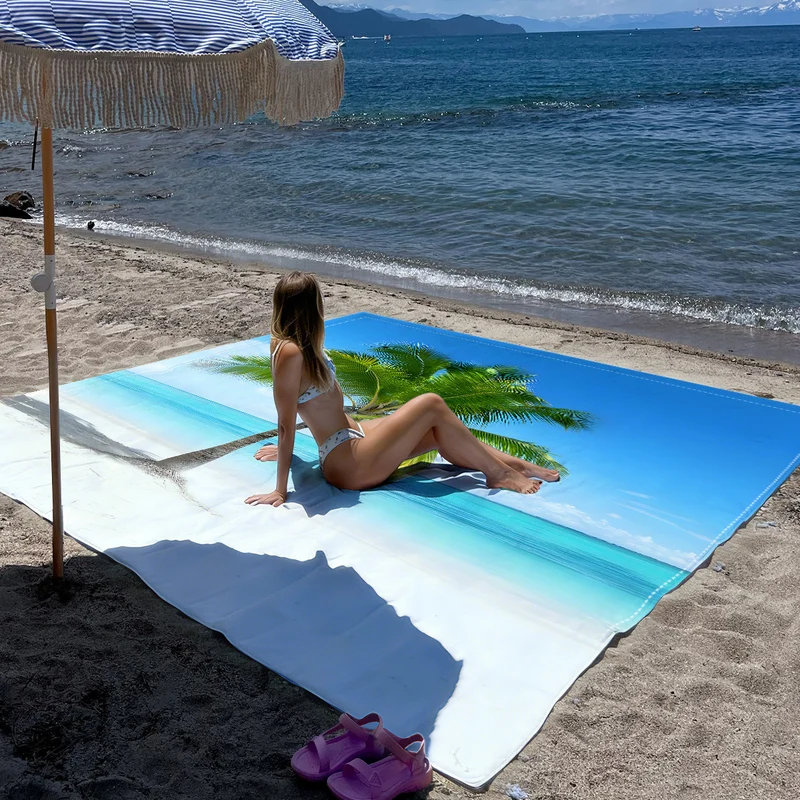 Strandmatte mit Mandala-Design Skanto