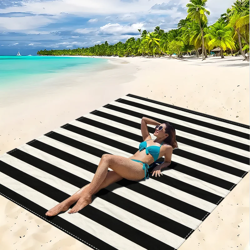 Strandmatte mit Mandala-Design Skanto