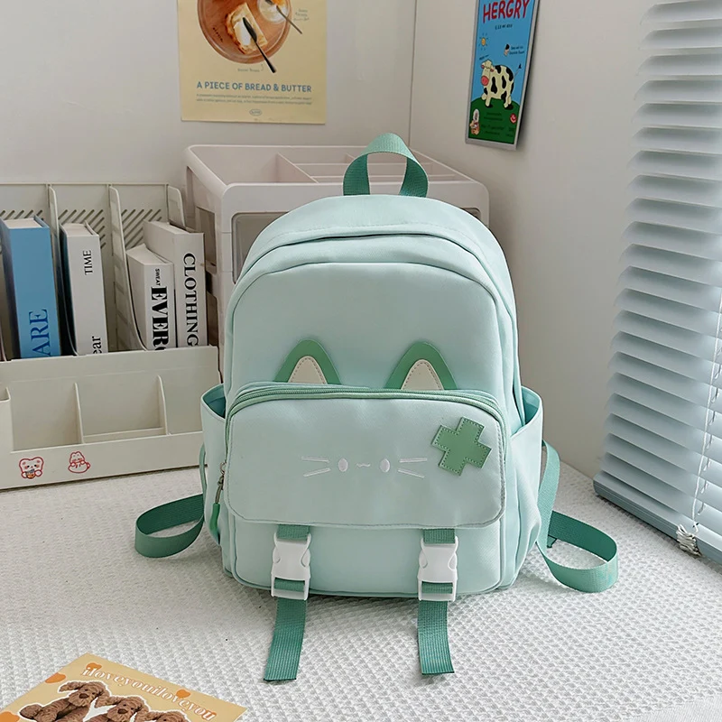 Schulrucksack mit süßem Katzenohr-Design
