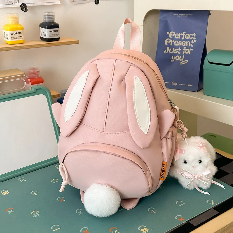 Niedlicher Mini-Schulrucksack mit Hasenohren