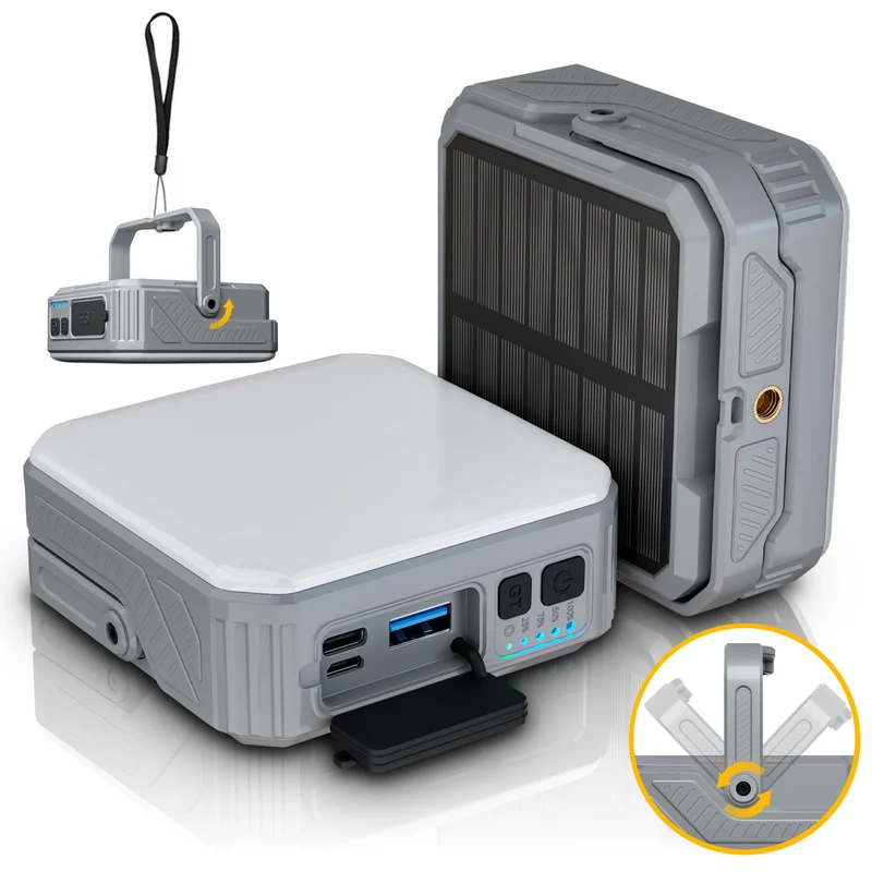 Tragbare Solar-Powerbank Skanto