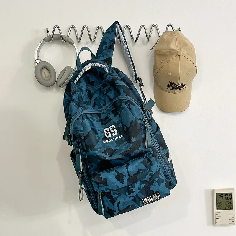 Multifunktionaler Urbaner Camouflage-Schulrucksack