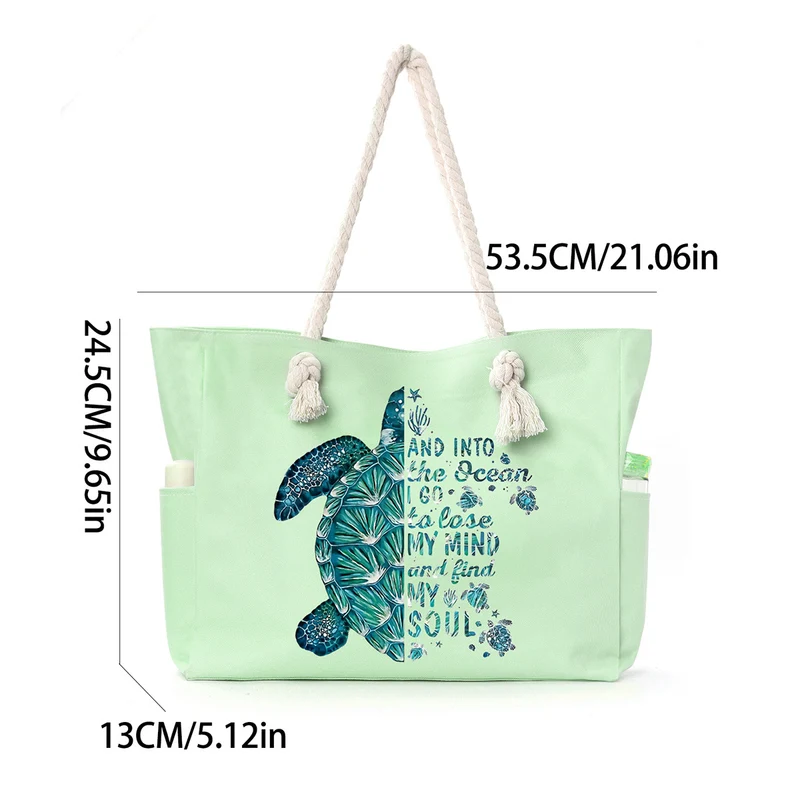 Strandtasche mit praktischen Seitentaschen und robustem Design Skanto