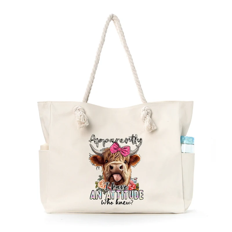 Strandtasche mit praktischen Seitentaschen und robustem Design Skanto