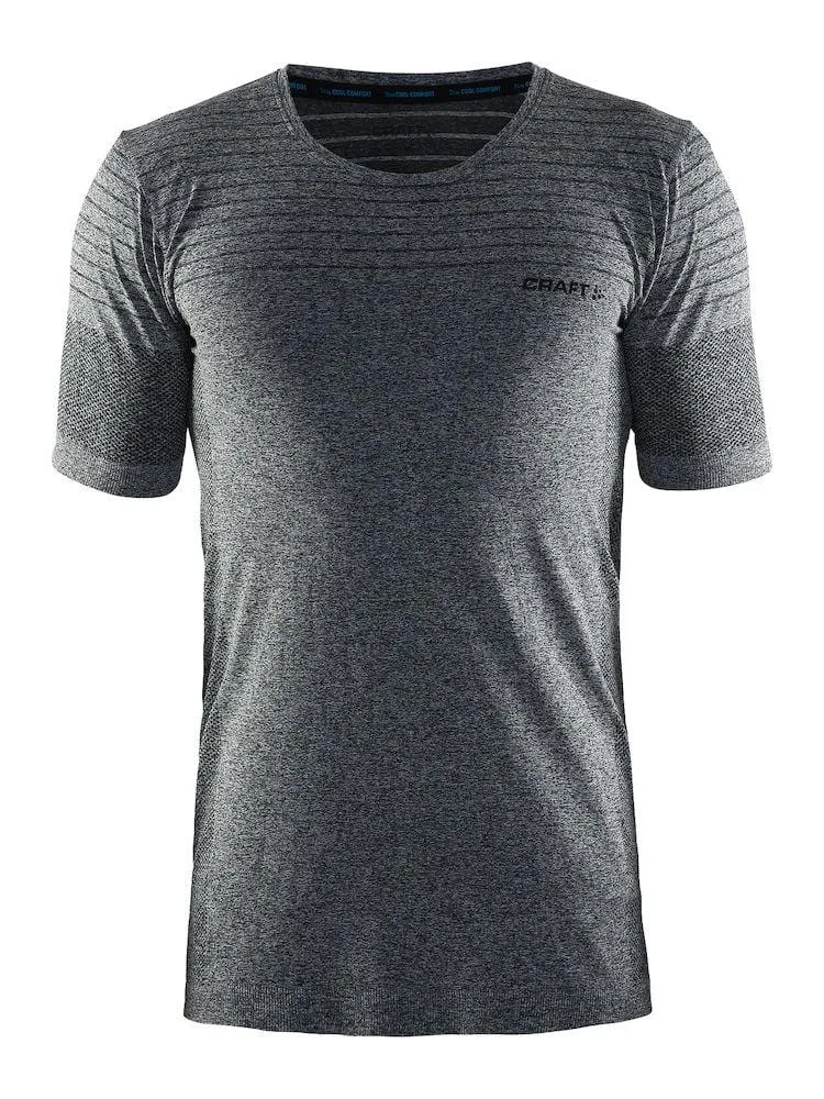 COOL COMFORT RN SS MEN BLACK MEL 3XL