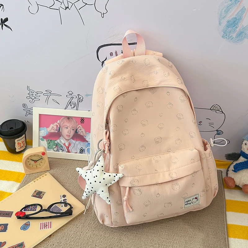 Niedliche lässige Schultasche mit Muster