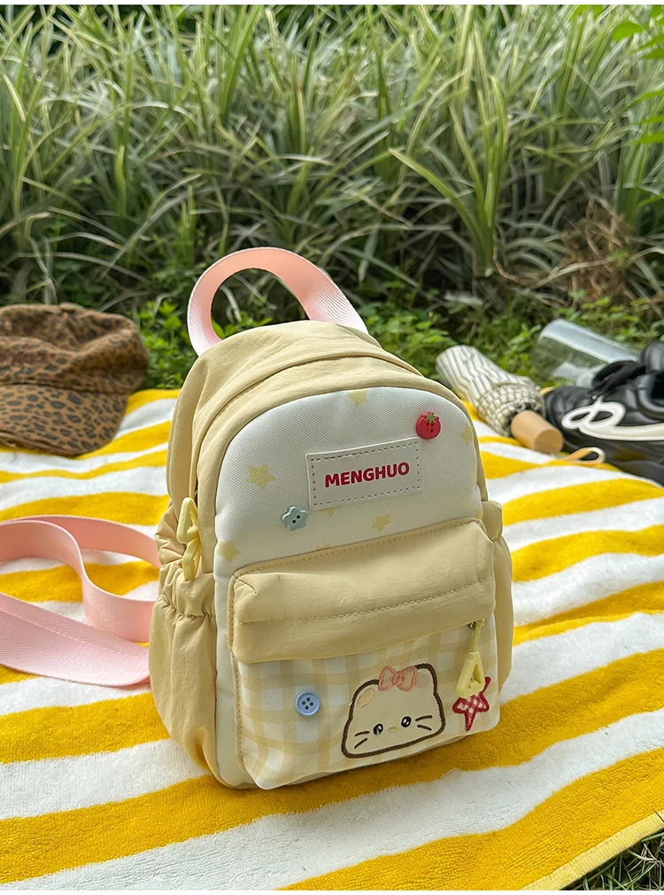 Niedliche Mini-Schultasche mit Cartoon-Motiv