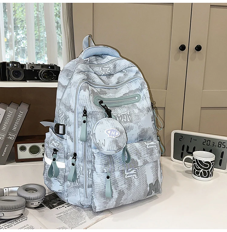 Schulrucksack mit hoher Kapazität und vielen Taschen