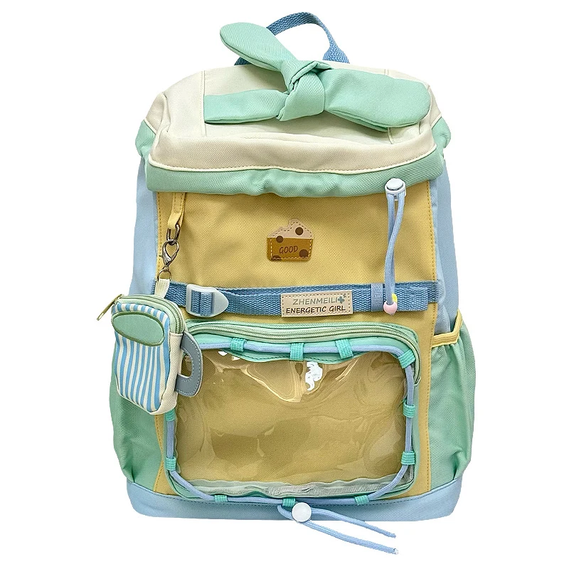 Lustiger Schulrucksack im Retro-Stil