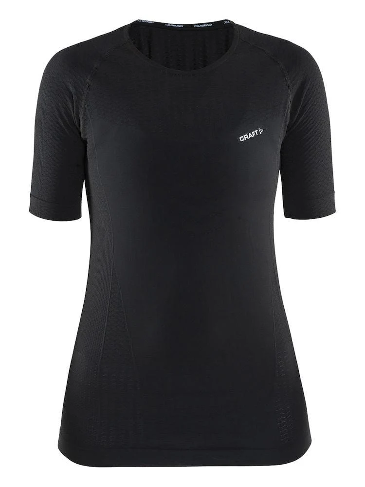 COOL INTENSITY RN SS WMN BLACK 3XL