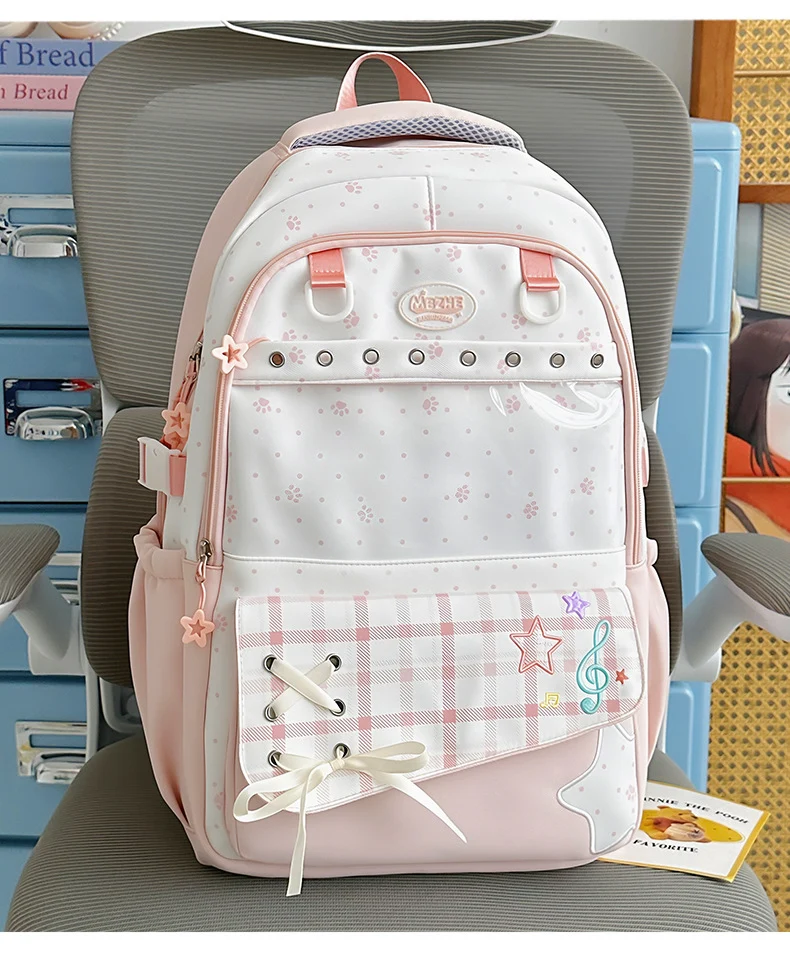 Schulrucksack für Mädchen mit Themen-Design