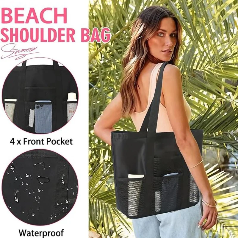 Gepolsterte Tragetasche mit seitlichen Netztaschen Skanto