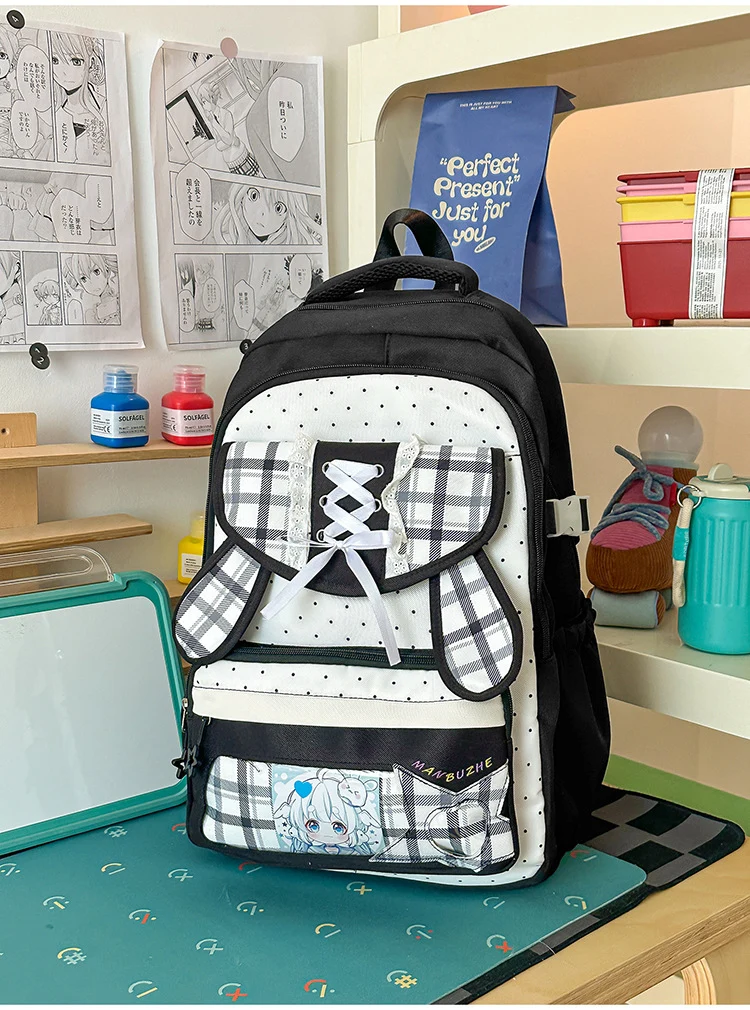 Stylischer Schulrucksack mit Grafikdesign