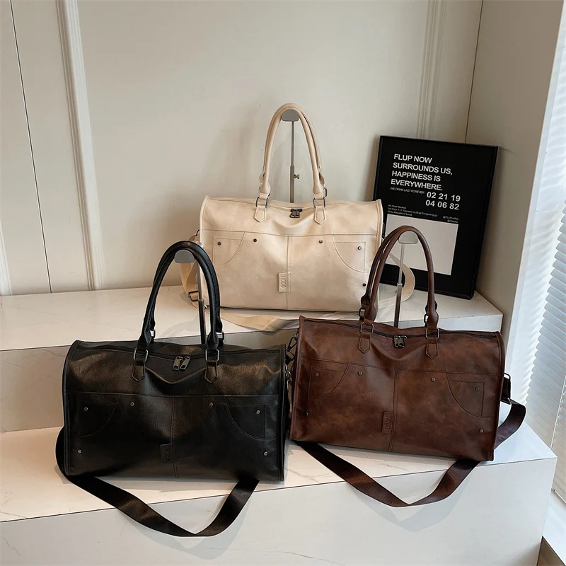 Elegante und geräumige Reisetasche aus strapazierfähigem Kunstleder Skanto